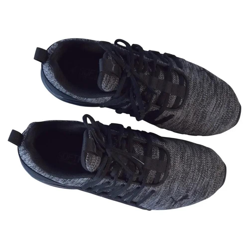 Puma Axelion Refresh Men’s Running Shoes Black/Grey Size 8.5